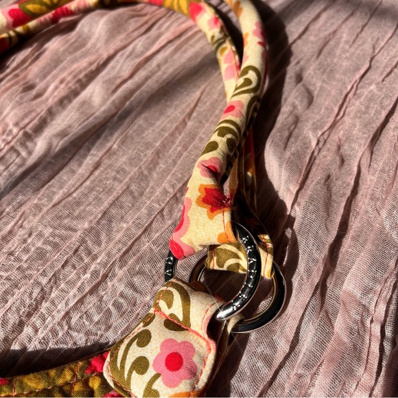 Vera Bradley Quilted Floral Hobo Bag Boho Y2K Cottagecore Shoulder Purse - Picture 3 of 16